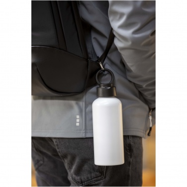 Logo trade business gifts image of: Trinity 600 ml RCS certified recycled aluminium water bottle with RPET lid